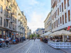 Center of the Praga district in Warsaw
