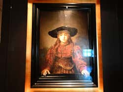 Rembrandt's painting in the Royal Castle in Warsaw