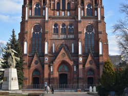 Entrance to the St Florian Cathedral in Warsaw