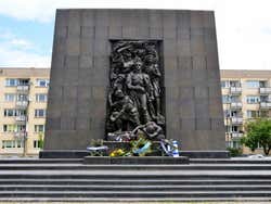 Monument to the Ghetto Uprising in Warsaw