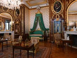 Bedroom inside the Royal Castle in Warsaw