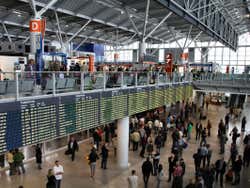 Inside Warsaw Chopin Airport