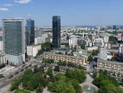 Viewpoint of the Palace of Culture and Science in Warsaw