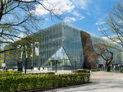 Exterior of the POLIN Museum in Warsaw