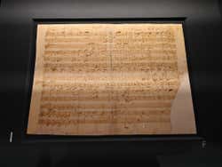 Original score by Chopin