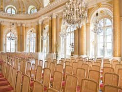 The Royal Castle ballroom in Warsaw