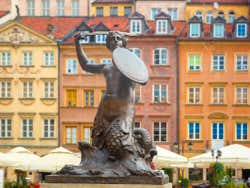 The Warsaw Mermaid statue