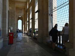 The terrace of the lookout point of the Palace of Culture and Science in Warsaw