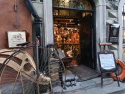 Antique store in Warsaw