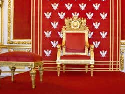 Throne room in Warsaw