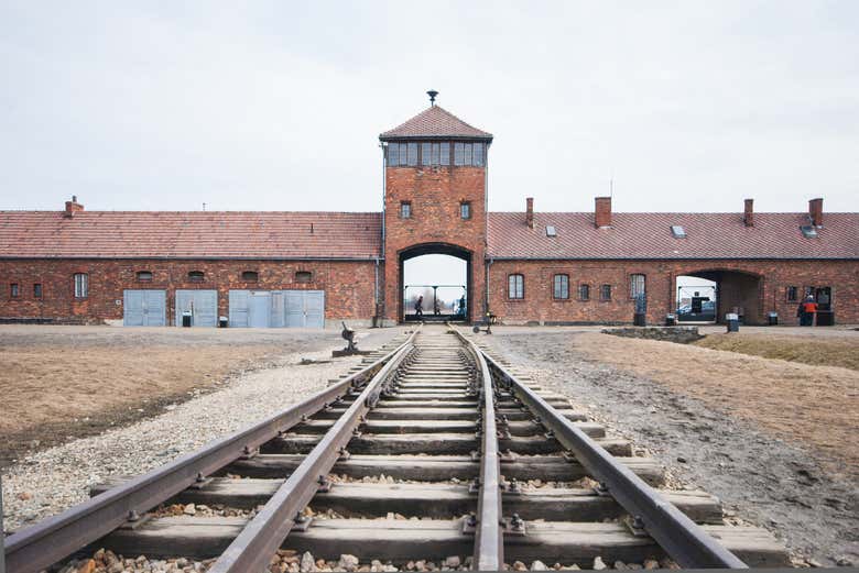 Birkenau train tracks